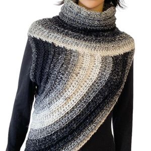 Katniss Everdeen Inspired Huntress Asymmetric Cross Body Archer Cowl Vest M/L